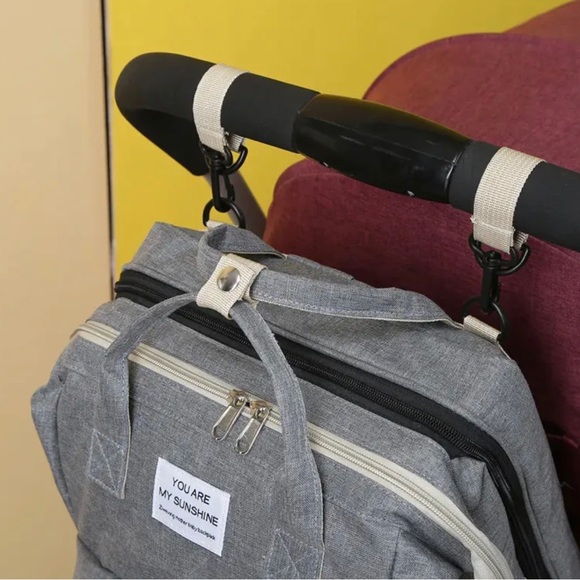 Diaper Bag Backpack Baby Diaper Baby Shower Gifts Multifunctional in Black New - Picture 12 of 12